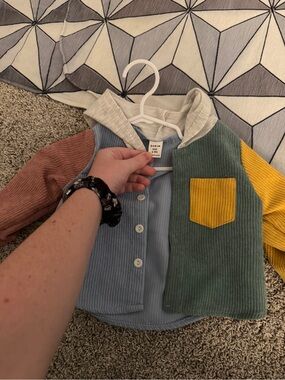 Shein multi color jacket 6-9m